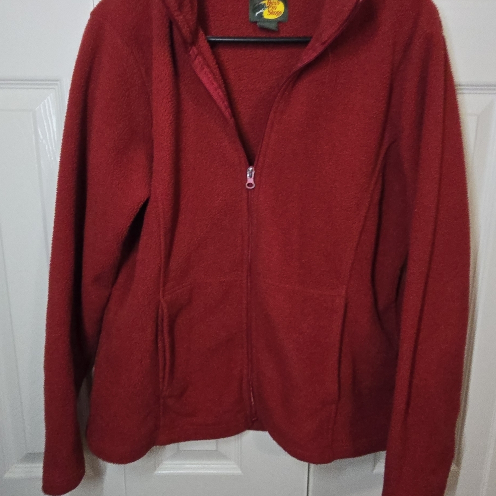 Bass Pro Shops Women's Red Teddy Jacket